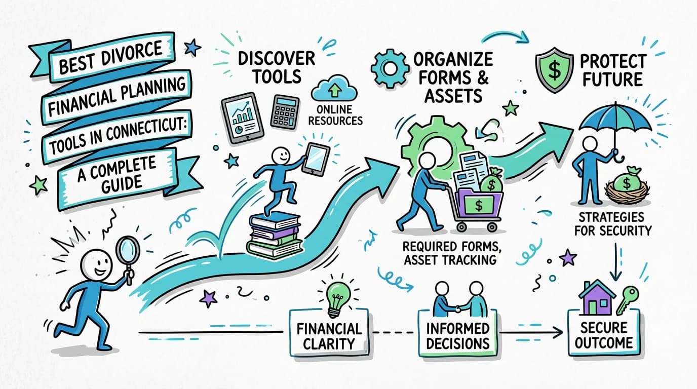 Visual overview showing the key steps and concepts for Best Divorce Financial Planning Tools in Connecticut: A Complete Guide in Connecticut